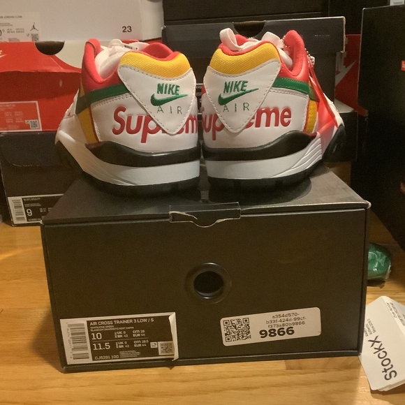 NWT Supreme Nike Air Cross Trainer 3 Mens Size 10 AUTHENTICATED - Picture 11 of 16